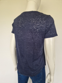 Catwalk Junkie t-shirt. Maat M. Blauw/tekst