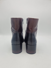 Ecco Shape 35 Block enkellaarsjes. Maat 39. Bruin.