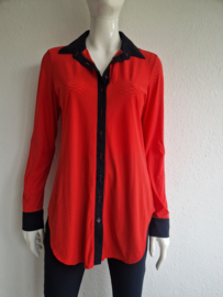 Studio Anneloes blouse. Maat M. Rood/travelstof.
