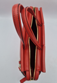 Furla schoudertas. Rood/leer.