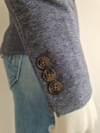 Purdey blazer. Maat 36. Jeanslook/blauw.
