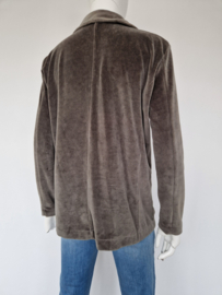 American Vintage blazer. Maat M. Grijs/fluweel.