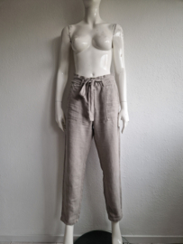 Moscow pantalon. Maat L. Beige/linnen.