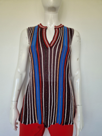 Missoni mouwloze gebreide top. Maat 36/38,