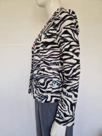 Marc Cain blazer. N3,Zebraprint.