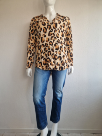 Fabienne Chapot blouse Lily Cato. Maat 42, Bruintinten.