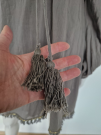 IBZ Mode tuniek. Maat 40/42. Olijfgroen.