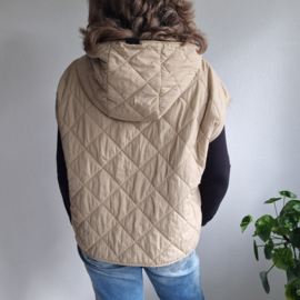 Beaumont gewatteerde bodywarmer met capuchon | Maat 44 |