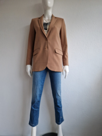Summum blazer met klepzakken. Maat 34, Abrikoos