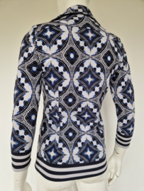 Studio Anneloes blouse. Maat S. Blauw/print.