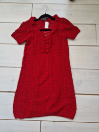 Twin Set jurk (2 piece). Maat 34. Rood.