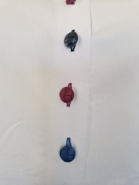 Cavallaro Napoli blouse. Maat 38, Wit.