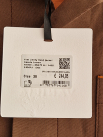 Vanilia Flat Utility Field Jacket. Maat 38. Bruin.