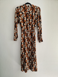 King Louie midi blousejurk. Maat 42, Retroprint.