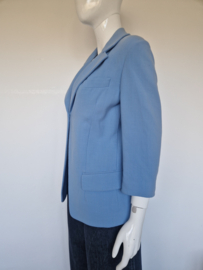 Agnona blazer | Maat 38 | Lichtblauw |