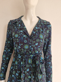 La Lamour Collar Dress Marilyn Retro Birds. Maat M