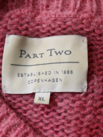 Part Two trui Itanny. Maat XL. Roze/wol.