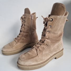 Via Vai suède veterlaarsjes | Maat  41 |Beige |