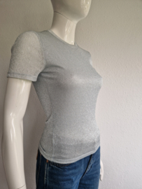 Josh V shirt Neomay. Maat S. Lichtblauw/zilver.