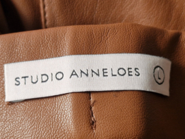 Studio Anneloes pantalon. Maat L. Bruin/vegan leer.