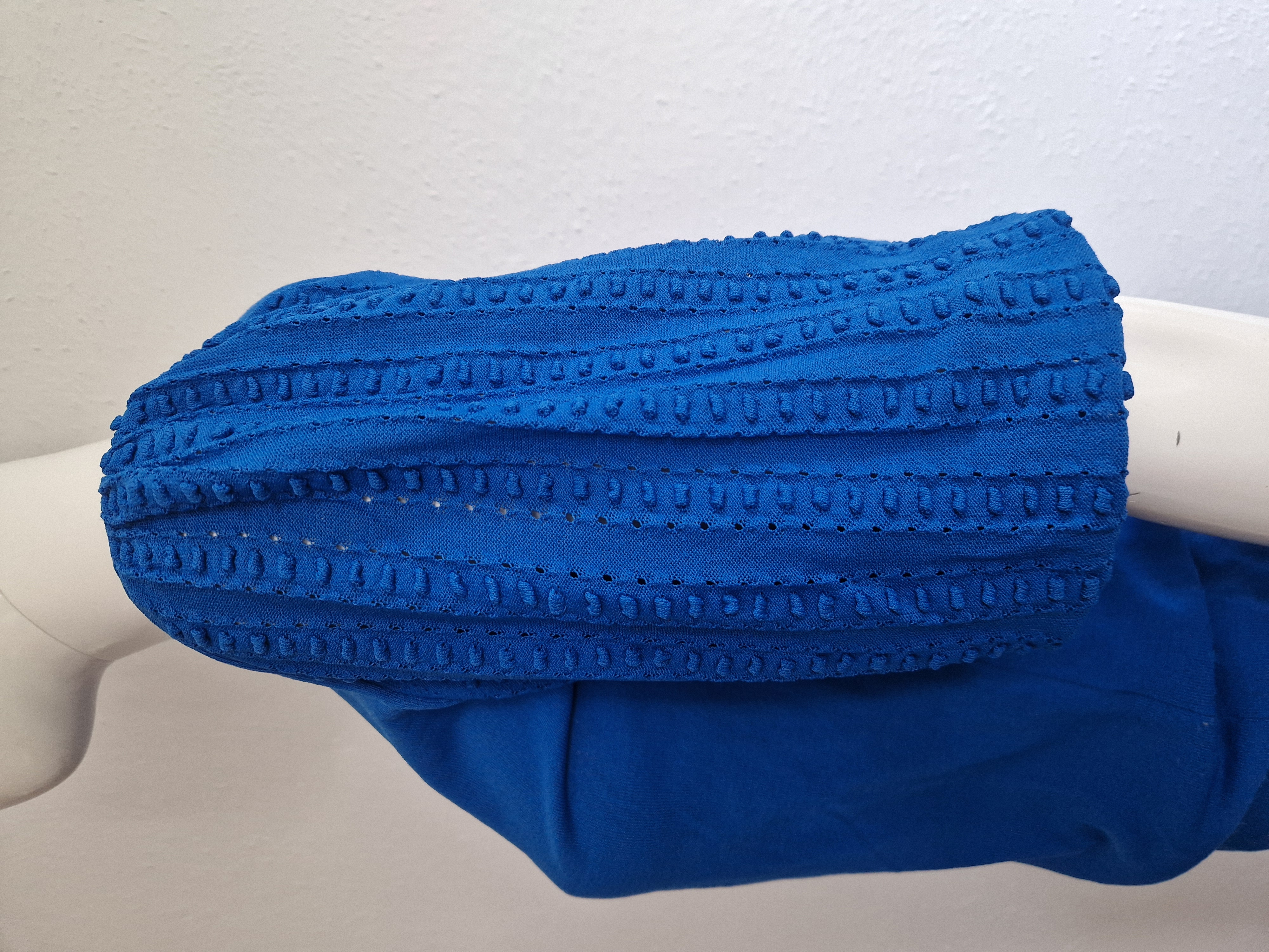 Juffrouw Jansen pullover Tanda. Maat S. Korenblauw.