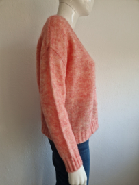Artlove vest. Maat M. Roze gemêleerd/ wolmix.