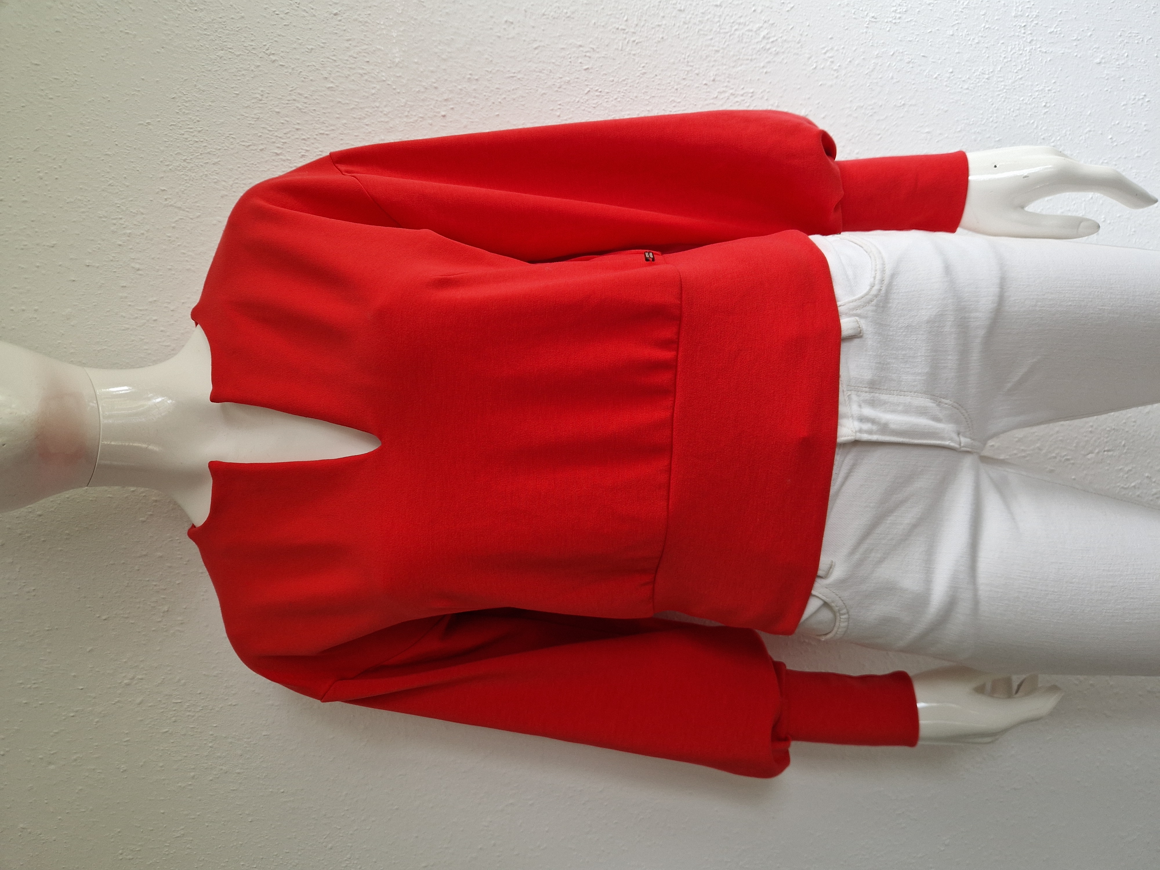 Scotch & Soda sweat shirt. Maat S. Rood/modalmix.