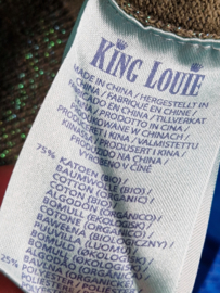 King Louie pullover. Maat L. Groen/lurex.