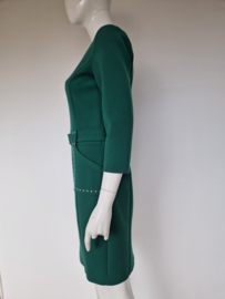 Caroline Biss jurk. Maat 38. Groen/studs.