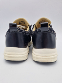 Twinset Milano sneakers. Maat 38, Zwart/kant.