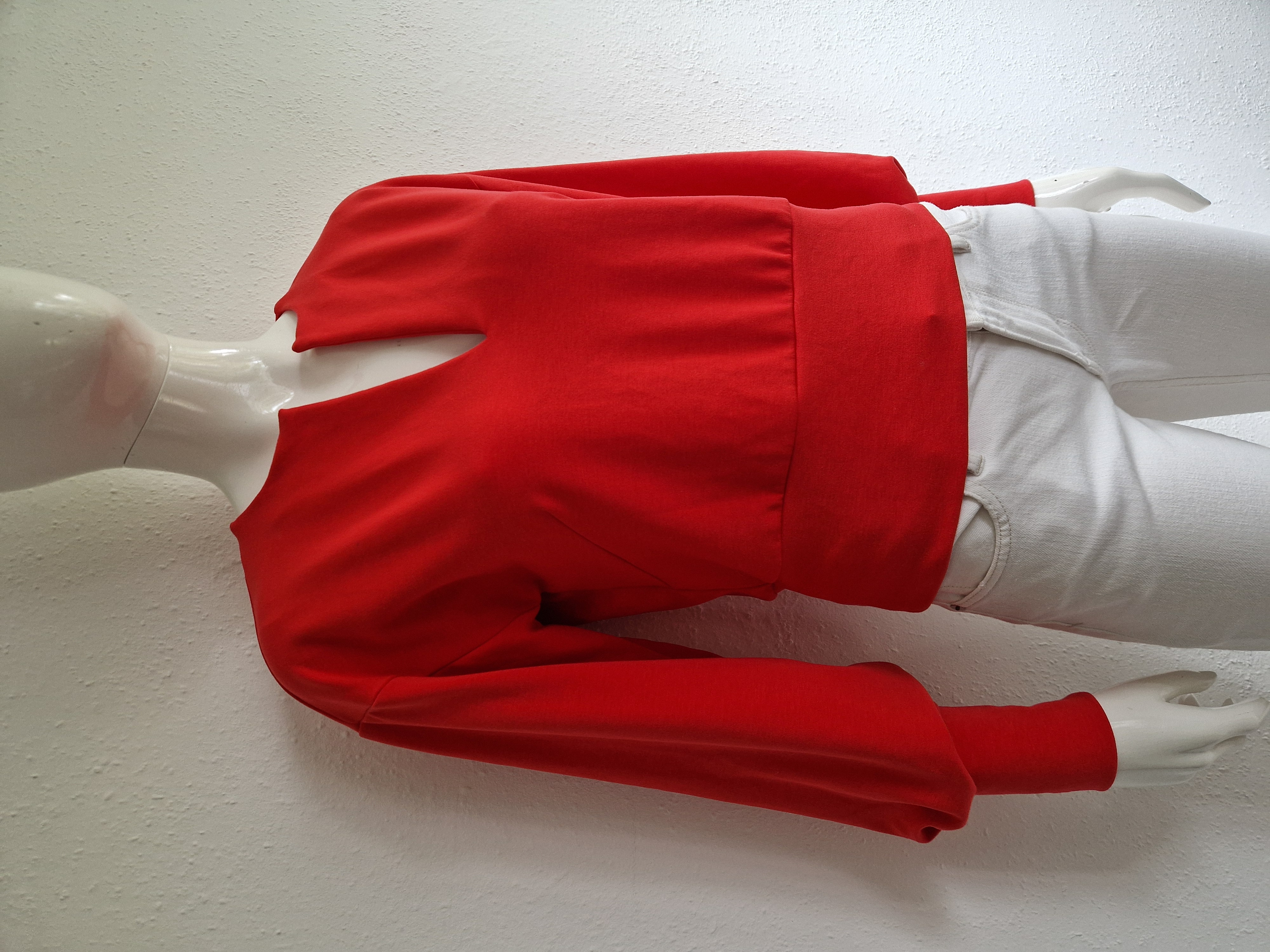 Scotch & Soda sweat shirt. Maat S. Rood/modalmix.