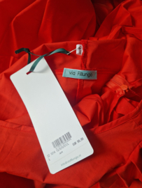 Via Fillungo maxi jurk. Maat L. Rood.