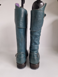 Diesel Amazzone II leren laarzen | Maat 39 | Silver Blue