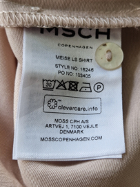 Msch Copenhagen blouse. Maat XS/S. Beige.