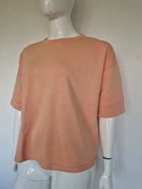 Azzurro oversized T-shirt. Maat OS. Perzik