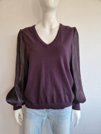 Studio Anneloes pullover. Maat XL. Aubergine.