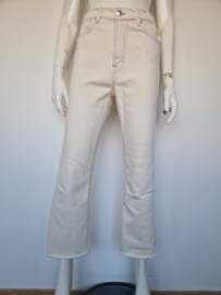 Mango Sienna ecru jeans – maat 40 – cropped flare