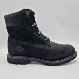 Timberland boots. Mt. 38. Zwart/leer.