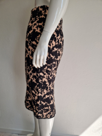 Sportmax Code rok. Maat 42/44, Zachtroze/zwart/print.