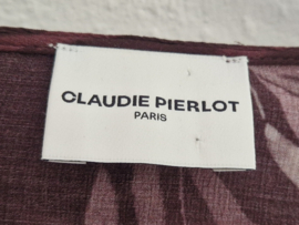 Claudie Pierlot Paris blouse. Maat 40, Bordeaux/print