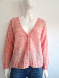 Artlove vest. Maat M. Roze gemêleerd/ wolmix.