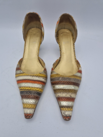 Lodi pumps. Maat 40,Multicolor/leer.