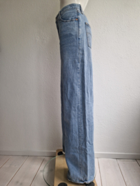 Levi's Ribcage wide leg jeans. Maat 29, Blauw.