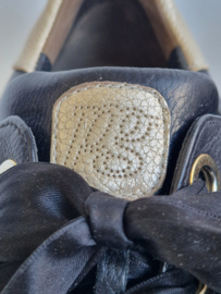 Paul Green zwart leren sneakers. Maat 39,