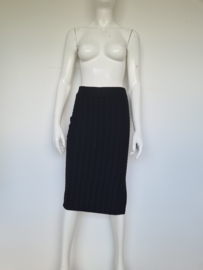 Supertrash midi rok. Mt. 38. Zwart.