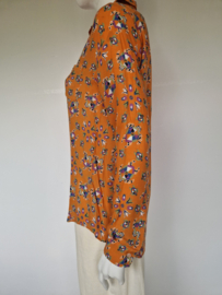 SIS by Spijkers en Spijkers blouse | Maat M | Oranje/print |