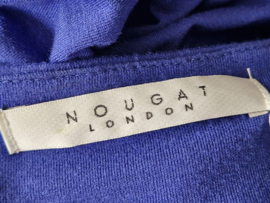 Nougat zomerjurk. Maat 3. Blauw.