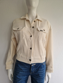 LEE Batwing Rider jacket. Maat S. Creme/corduroy.