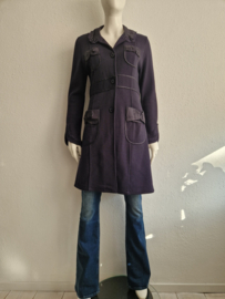 Shirt Passion vest. Mt. 38, Donkerblauw.