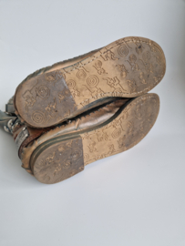 Karma of Charme leren laarzen | Maat 38 | Groen/studs |